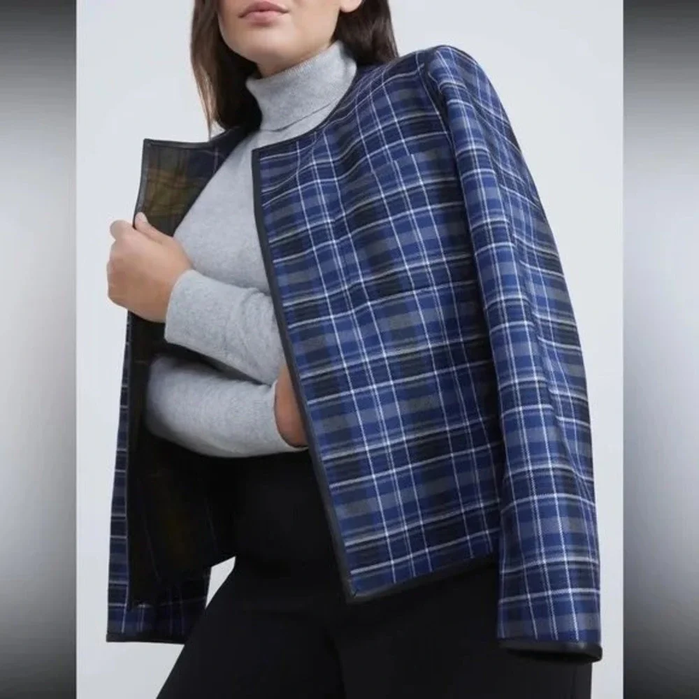 reversible plaid